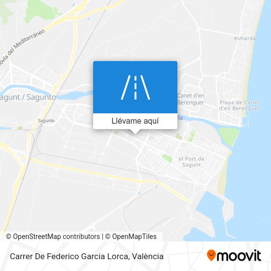 Mapa Carrer De Federico Garcia Lorca