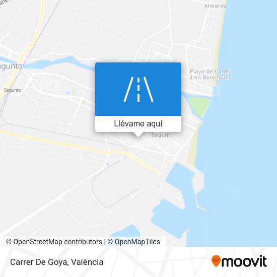 Mapa Carrer De Goya