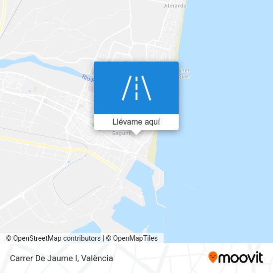 Mapa Carrer De Jaume I