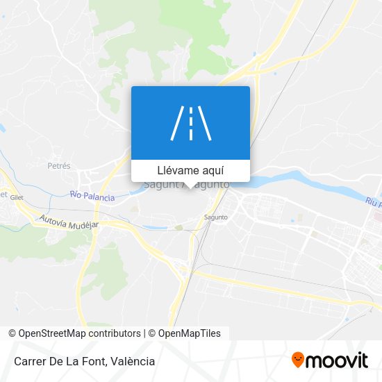 Mapa Carrer De La Font