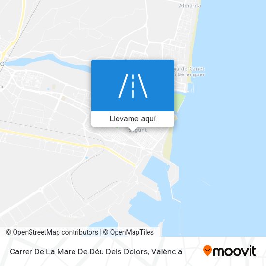 Mapa Carrer De La Mare De Déu Dels Dolors