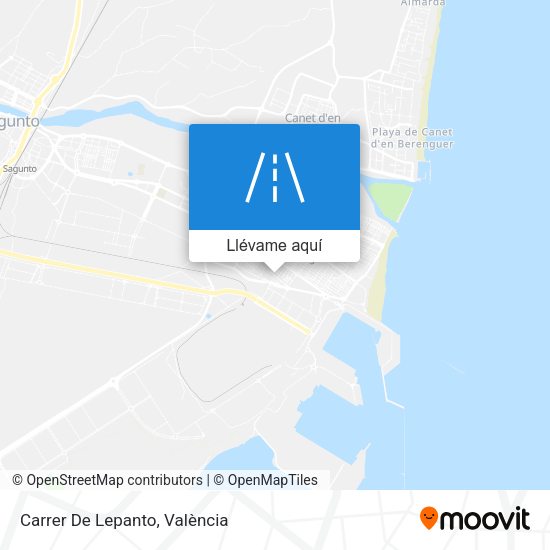 Mapa Carrer De Lepanto