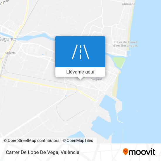 Mapa Carrer De Lope De Vega