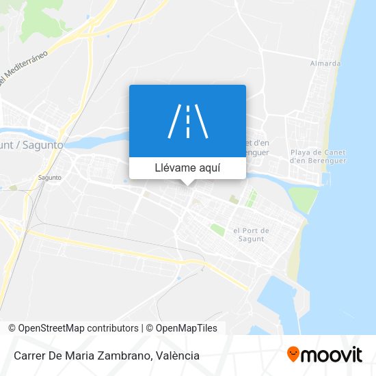 Mapa Carrer De Maria Zambrano