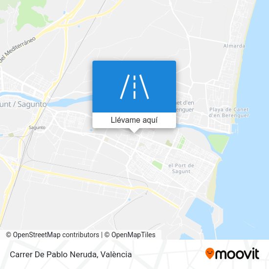 Mapa Carrer De Pablo Neruda