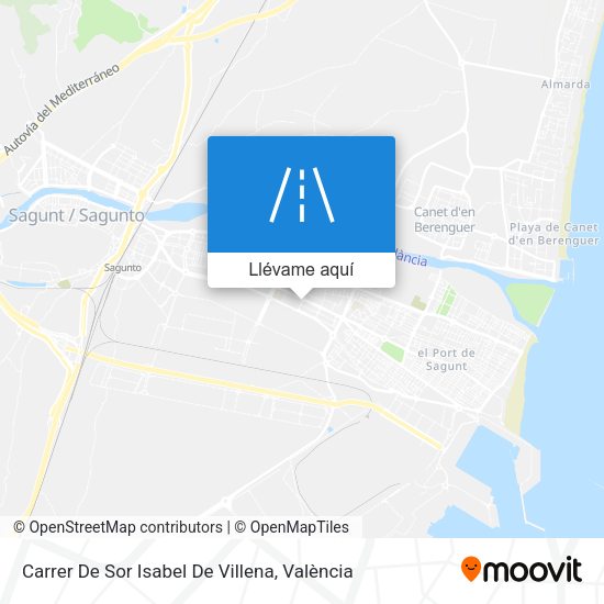 Mapa Carrer De Sor Isabel De Villena