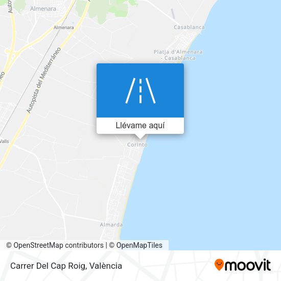 Mapa Carrer Del Cap Roig