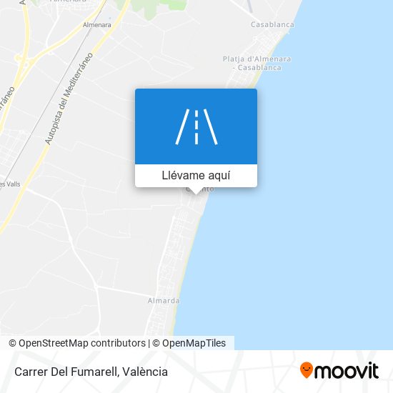 Mapa Carrer Del Fumarell