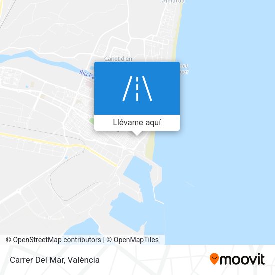Mapa Carrer Del Mar