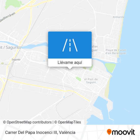Mapa Carrer Del Papa Inocenci III
