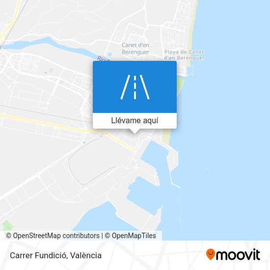 Mapa Carrer Fundició