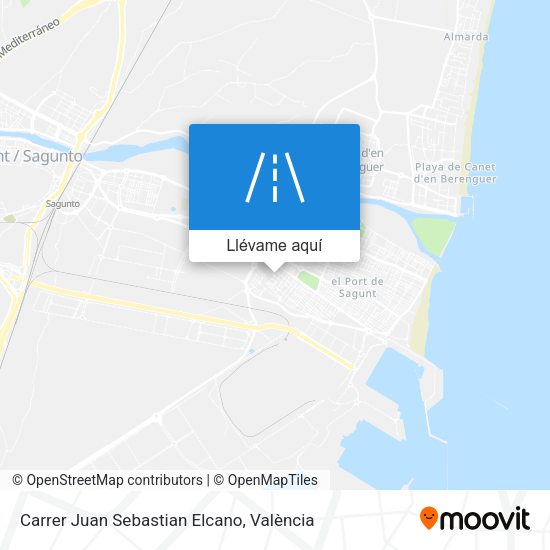 Mapa Carrer Juan Sebastian Elcano