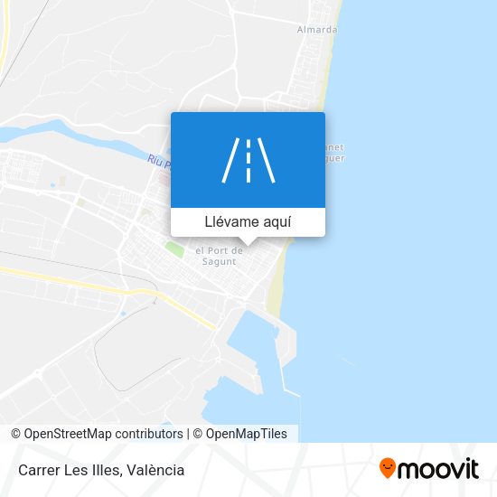 Mapa Carrer Les Illes