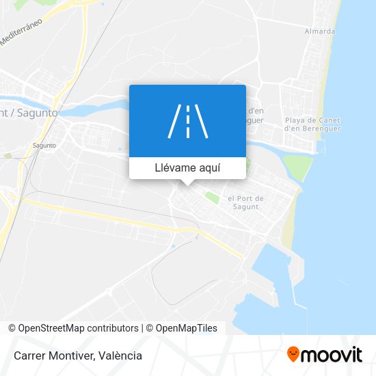 Mapa Carrer Montiver