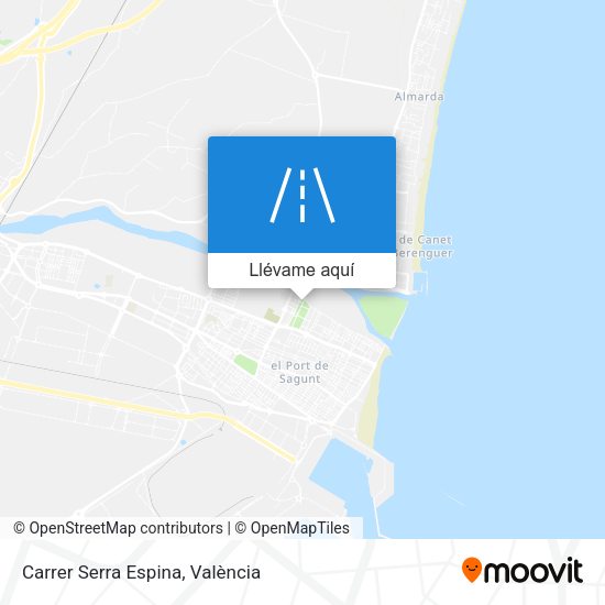 Mapa Carrer Serra Espina