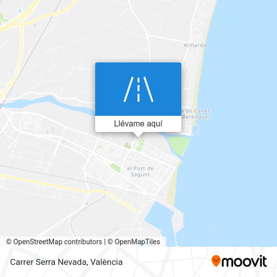 Mapa Carrer Serra Nevada
