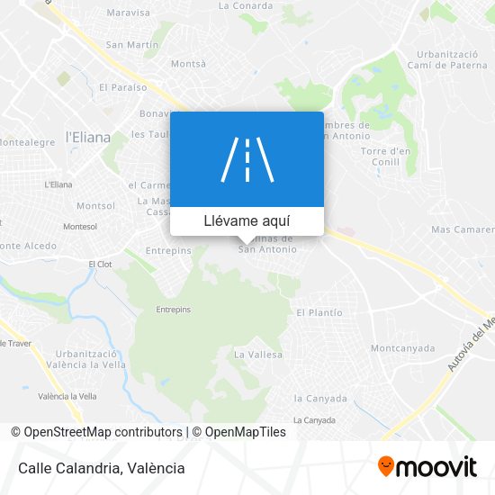 Mapa Calle Calandria