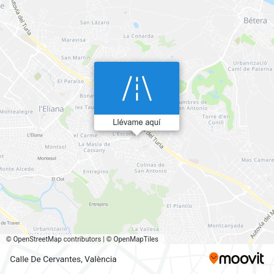 Mapa Calle De Cervantes