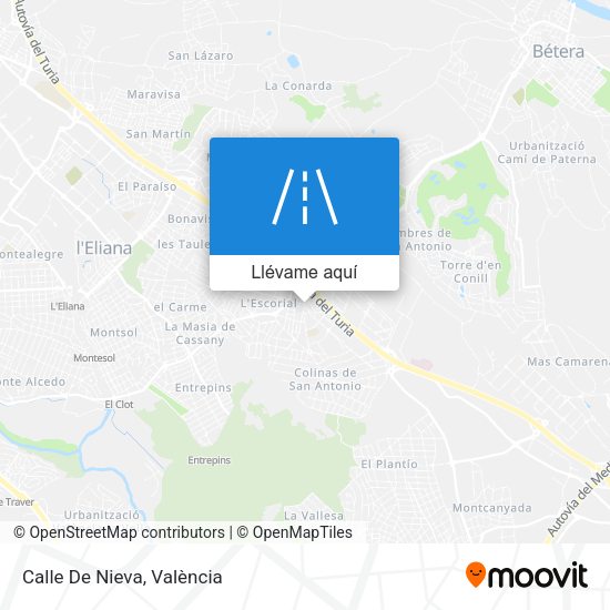 Mapa Calle De Nieva