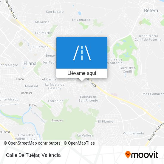 Mapa Calle De Tuéjar