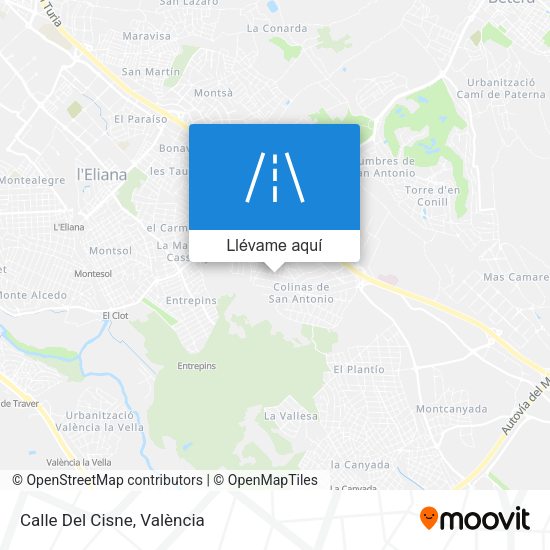 Mapa Calle Del Cisne