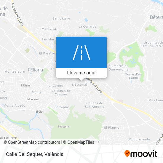 Mapa Calle Del Sequer
