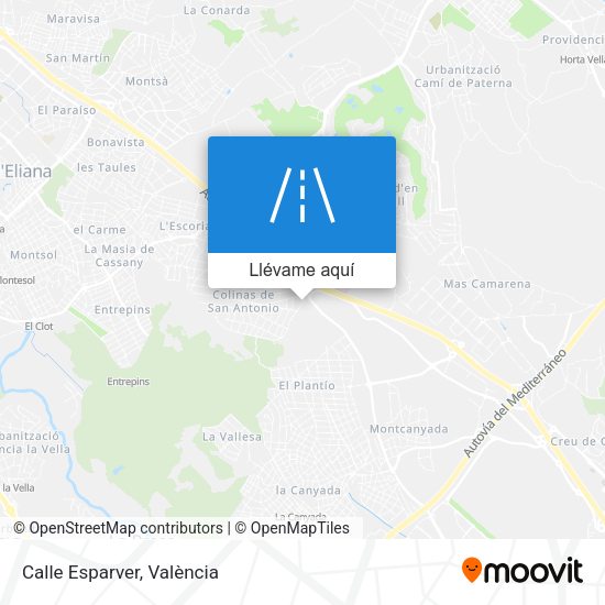 Mapa Calle Esparver