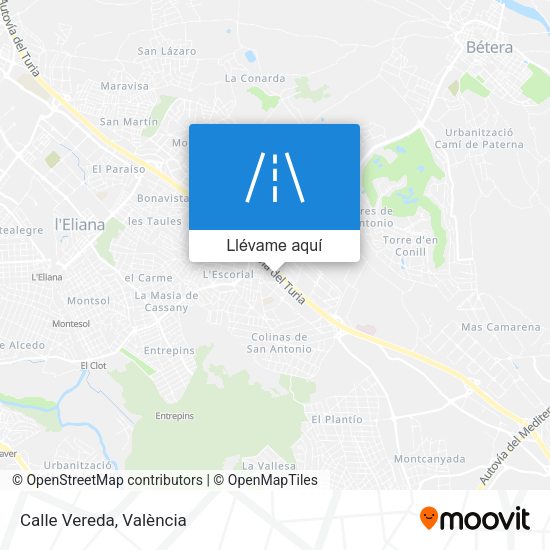 Mapa Calle Vereda