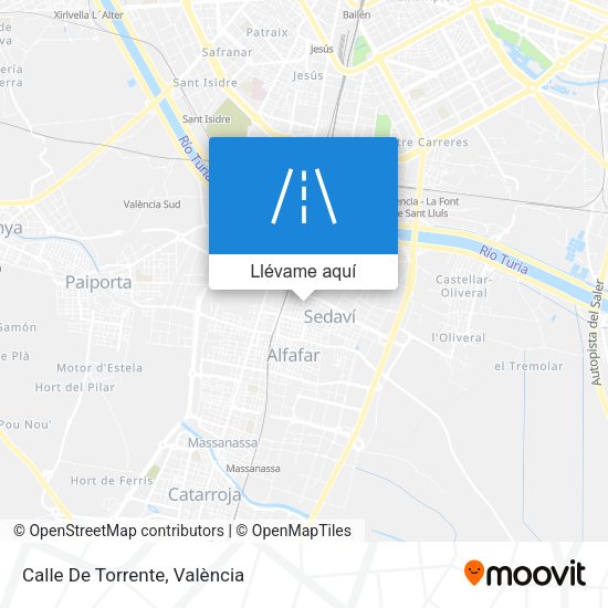 Mapa Calle De Torrente