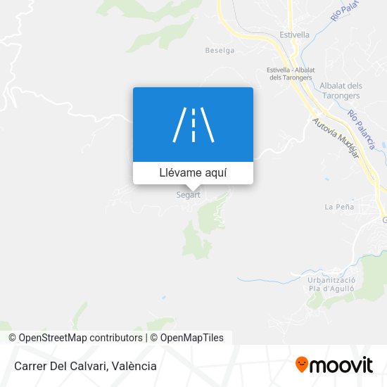Mapa Carrer Del Calvari