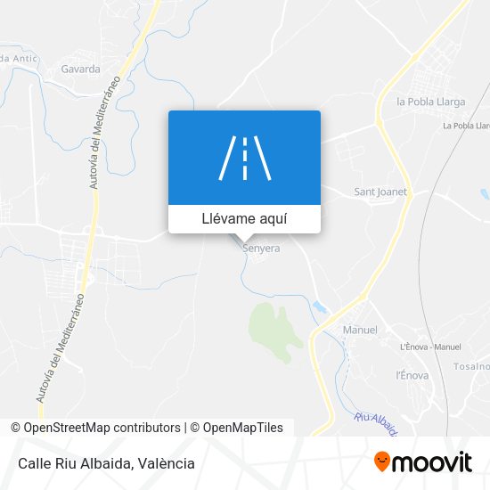 Mapa Calle Riu Albaida