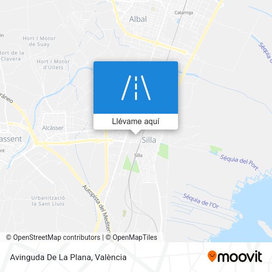 Mapa Avinguda De La Plana