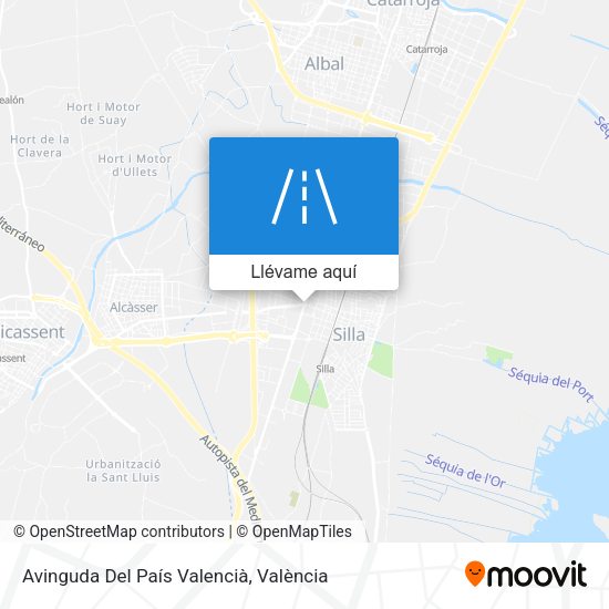 Mapa Avinguda Del País Valencià