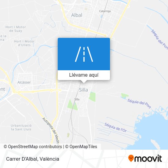 Mapa Carrer D'Albal