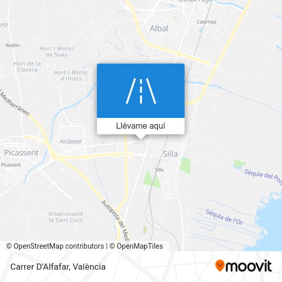 Mapa Carrer D'Alfafar