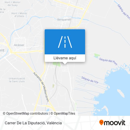 Mapa Carrer De La Diputació