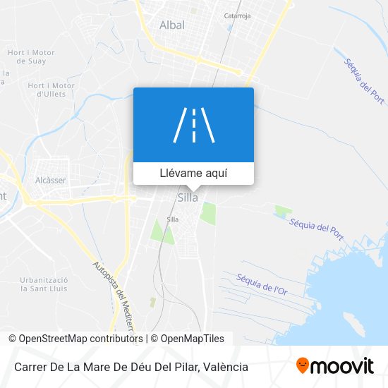 Mapa Carrer De La Mare De Déu Del Pilar
