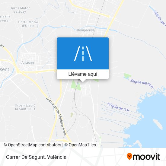 Mapa Carrer De Sagunt