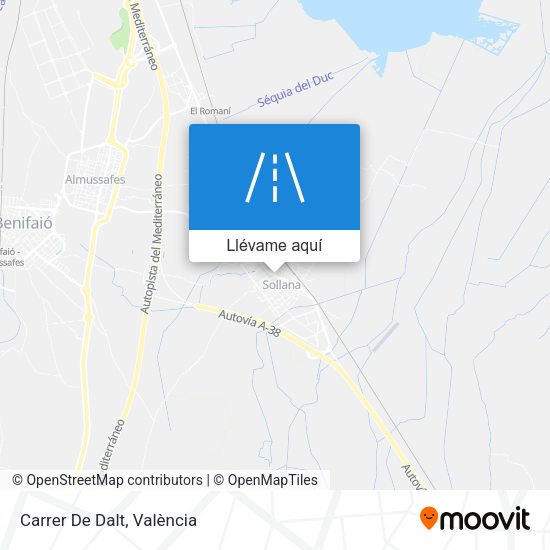 Mapa Carrer De Dalt