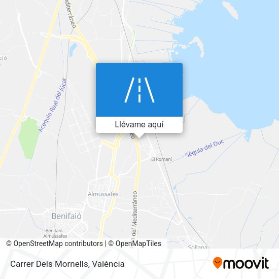 Mapa Carrer Dels Mornells