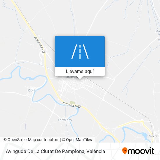 Mapa Avinguda De La Ciutat De Pamplona