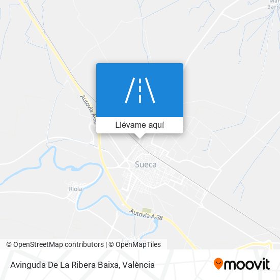 Mapa Avinguda De La Ribera Baixa