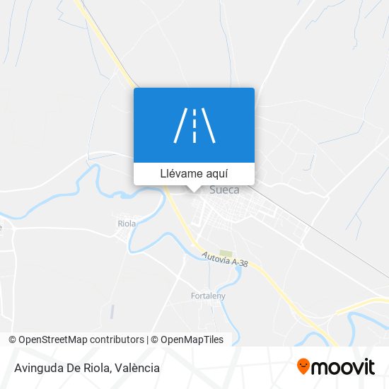 Mapa Avinguda De Riola
