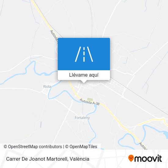 Mapa Carrer De Joanot Martorell