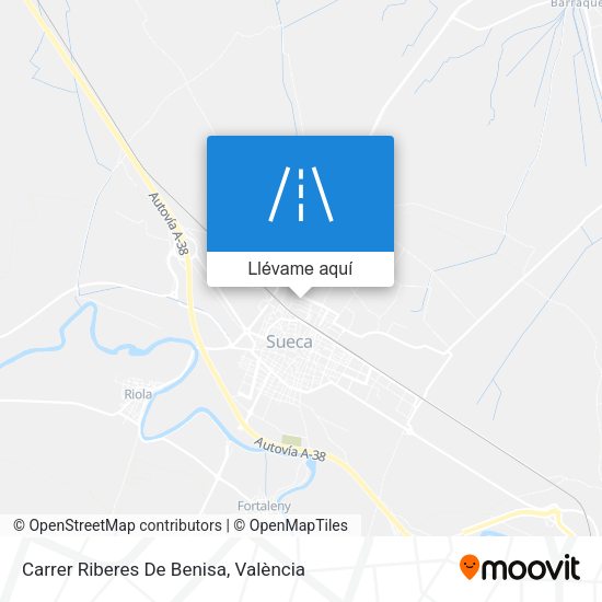 Mapa Carrer Riberes De Benisa