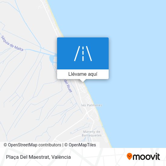 Mapa Plaça Del Maestrat