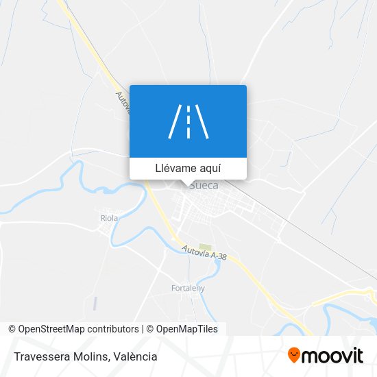 Mapa Travessera Molins
