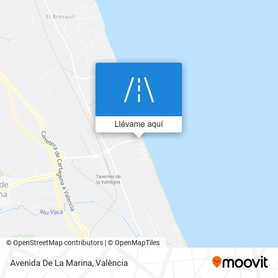 Mapa Avenida De La Marina