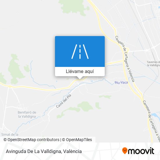 Mapa Avinguda De La Valldigna
