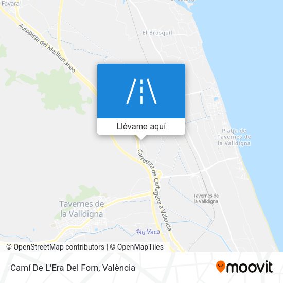 Mapa Camí De L'Era Del Forn